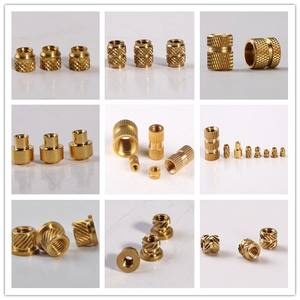 Hoogwaardige op maat gemaakte messing schroefinsertmoer M3 M4 M6 messing insertmoer - Product Image 3