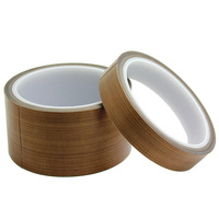 Rouleau géant de résistance à la chaleur, tissu de fibre de verre auto-adhésif enduit de PTFE, ruban de Film de PTFE