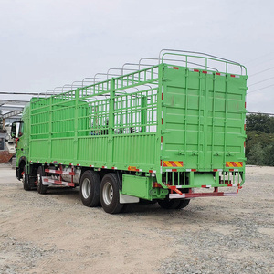 Howo 8X4 LHD 371HP truk kargo truk tugas berat truk pagar komersial truk transmisi Manual Diesel - Product Image 4