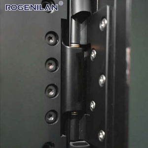 Puerta de Entrada Doble de Aluminio con Cerradura Multipunto y Diseño 3D Anti-robo Personalizado de Fábrica Rogenilan - Product Image 5