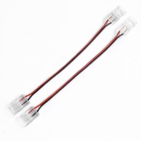 Konektor Strip LED COB Pabrik Kustom 5 8 10mm Tanpa Solder Klip Kristal Konektor Strip LED 2 3 4 5 6 Pin