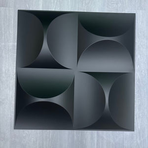 Precio barato buen servicio nuevo estilo interior decoración del hogar 3D pared Pvc Panel 500*1 500mm impermeable muestra gratis PVC 3D Panel de pared - Product Image 3