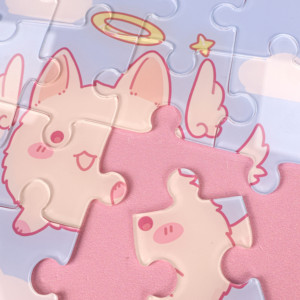 Tùy chỉnh Acrylic ghép hình câu đố tùy chỉnh thiết kế Acrylic Anime ghép hình câu đố ghép hình trò chơi cổ điển giáo dục câu đố đồ chơi - Product Image 5
