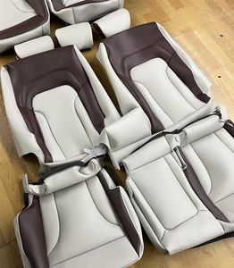 Coprisedile <span class=keywords><strong>auto</strong></span> di ricambio completo in pelle Nappa bianca personalizzata per <span class=keywords><strong>Audi</strong></span> Q5 - Product Image 6