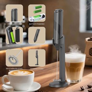 Automatic Foam Maker Milk <b>Steamer</b> Handheld Coffee Whisk <b>Electric</b> Milk Frother - Product Image 4