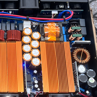 Amplificateur de puissance numérique professionnel 4 canaux 1300W, classe D (avec écran) – Idéal pour KTV, soirées et spectacles sur scène