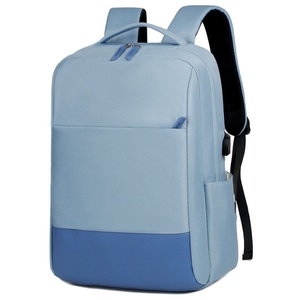 Thickened Denim Business <b>Computer</b> <b>Bag</b> with Zipper Closure Customized Logo Large Capacity Travel Pack for Unisex Use - Product Image 5