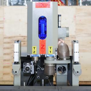 Máquina automática CNC para trabajar la madera: perforación de orificios para cerraduras de puertas, mortajado de <span class=keywords><strong>bisagras</strong></span>, taladrado de espigas y ranuras. - Product Image 6