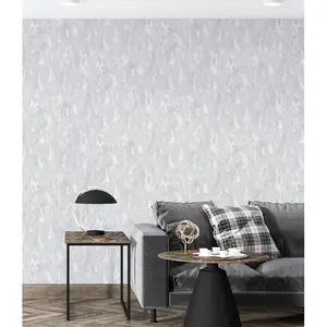 Baru disesuaikan 106cm wallpaper timbul 3D pvc tekstil wallpaper/dinding lapisan Glitter vinil wallpaper untuk proyek rumah hotel