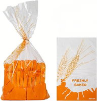 Sacs à pain en plastique transparents refermables thermosoudés de qualité alimentaire pour aliments pour bébés, pain, gâteaux, collations