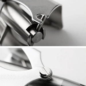 Cepillo para Limpiar el Vello de la Nariz para Hombre, Recortador Manual de Acero Inoxidable, Lavable y Portátil, para Nariz y Orejas - Product Image 2
