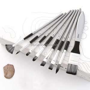 <strong>Best</strong> Quality <strong>Artist</strong> <strong>Brushes</strong> Acrylic <strong>Paint</strong> <strong>Brush</strong> Set Flat Nylon Hair With Wood Handle for Acrylic <strong>Paint</strong> Painting - Product Image 4