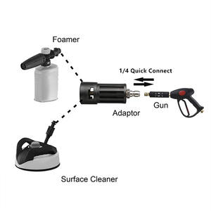Adaptateur de nettoyeur haute pression remplacement femelle de remplacement pour pistolet de lavage à connexion rapide 1/4 "à accessoire de baguette Karchere K Lance - Product Image 3