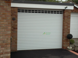 Puerta de <span class=keywords><strong>persiana</strong></span> enrollable de aleación de aluminio con aislamiento acústico térmico mejorado - Product Image 2