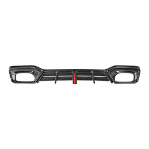 Diffusore Posteriore in Fibra di Carbonio Stile A con Luce LED per <span class=keywords><strong>Audi</strong></span> <span class=keywords><strong>A5</strong></span> B9.5 S Line <span class=keywords><strong>Sedan</strong></span> 2021+ Diffusore Paraurti Posteriore - Product Image 6