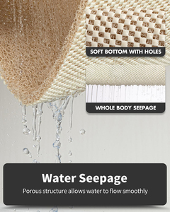 Fabrieksverkoop Milieuvriendelijk Sneldrogend Antislip Comfort Badkuipmatten Zacht <span class=keywords><strong>Pvc</strong></span> Loofah Badmat Voor Badkuip Antislip - Product Image 4