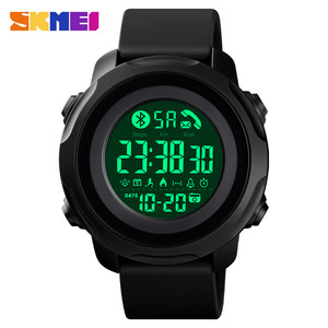 Skmei Men's Smartwatch Military Green Bluetooth Digital Watch With Fitness Tracker For Outdoor Sports - Product Image 5