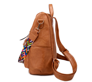 Mochila con correa de <span class=keywords><strong>guitarra</strong></span> a cuadros, monedero de cuero vegana, monedero Convertible, bolsa de viaje, <span class=keywords><strong>DOM</strong></span>-1141404 de regalo - Product Image 4