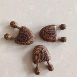 Verde naturale legno di sandalo africano giallo palissandro ionico massaggio meridiano pettine per alleviare gli occhi sottile viso manico in legno per uso domestico - Product Image 6