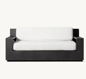 โซฟากลางแจ้งสไตล์เรียบง่ายโซฟาโรงแรมลานอลูมิเนียมโซฟากลางแจ้ง - Product Image 4