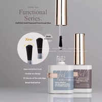 Ouboli 15ML Vernis Gel UV Bio Haute Brillance Effet Diamant Couche de Finition & Base Applicables en Usine & Certifiés CPNP
