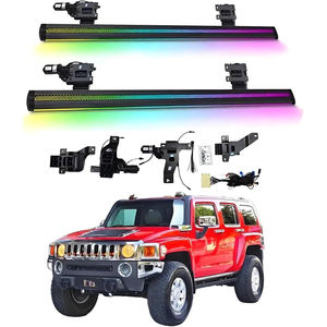 Estribos Laterales Automáticos 4x4 Offroad con Luz LED Powerstep para Camioneta Barras <span class=keywords><strong>Nerf</strong></span> y Luces de Neón para Kit de Carrocería Hummer H2 H3 - Product Image 1