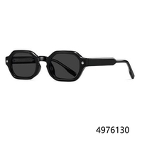 Lunettes de soleil de luxe tendance 2026 avec logo personnalisé, monture polygonale petite et de haute qualité, accessoires de plage