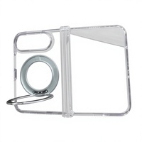 Étui hybride en TPU, verre trempé et PC, compatible avec le cadre central, pliable, transparent, fin, antichoc, pour 18 Duo