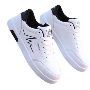 Chaussures de course à enfiler pour hommes, style coréen tendance, motif floral, décontractées pour adolescents, doublure en cuir véritable, printemps, été, hiver - Product Image 5
