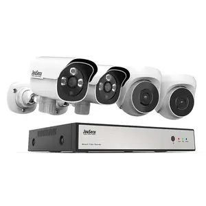 アラームプッシュCctvシステムIpカメラ8Ch8MP Poe Nvr 4ch5MPカメラキットモーション検出カメラホームセキュリティ監視システム