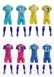 Conjunto de Camisetas de Fútbol Sublimables Personalizables para Partidos Profesionales y Actividades Deportivas - Product Image 2