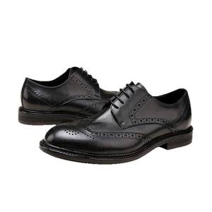 Chaussures en cuir rétro haut de gamme pour hommes, idéales pour les occasions formelles et professionnelles, design respirant et imperméable pour l'automne, semelles antidérapantes, rehaussantes - Product Image 3