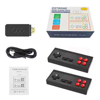 Mini console de jeux 8 bits, système de divertissement, sortie TV 4K HD, sans fil 2.4g, consoles de jeux vidéo rétro, 818 mini jeux, stick Y-1U