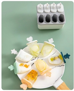 6/8 di động Ice Cream khuôn Ice handmade tráng miệng <span class=keywords><strong>Popsicle</strong></span> khuôn cho tủ đông trái cây Ice Cube Maker tái sử dụng hình thức - Product Image 3