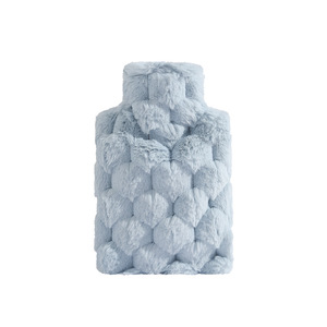 Bolsa de <span class=keywords><strong>agua</strong></span> <span class=keywords><strong>caliente</strong></span> de pana bonita y grande para mujer, capacidad de 1000ml para uso en <span class=keywords><strong>cama</strong></span> y calentador de manos, alivio del estómago y el cuello - Product Image 5