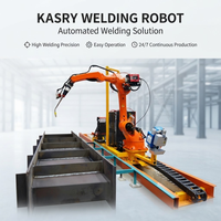 Robot de Soldadura de Estructuras de Acero con Sistema de Escaneo por Visión para Fabricación de Vigas en H, Soldadura Automática y Producción de Alta Precisión