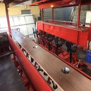 Nouveau vélo électrique de tourisme à pédales, tour en groupe, 4 roues, cycle, chariot mobile de bar, vélo, chariot mobile de nourriture - Product Image 3