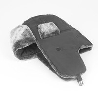 Gorro Ushanka de Punto Personalizado Unisex para Invierno, Gorro Ruso de Cosaco, Piloto, Aviador
