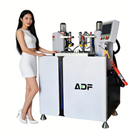 Máquina de engarzado/clavado de esquinas de ventanas CNC de 7 ejes / Máquina de clavado de esquinas de ventanas CNC de 7 ejes