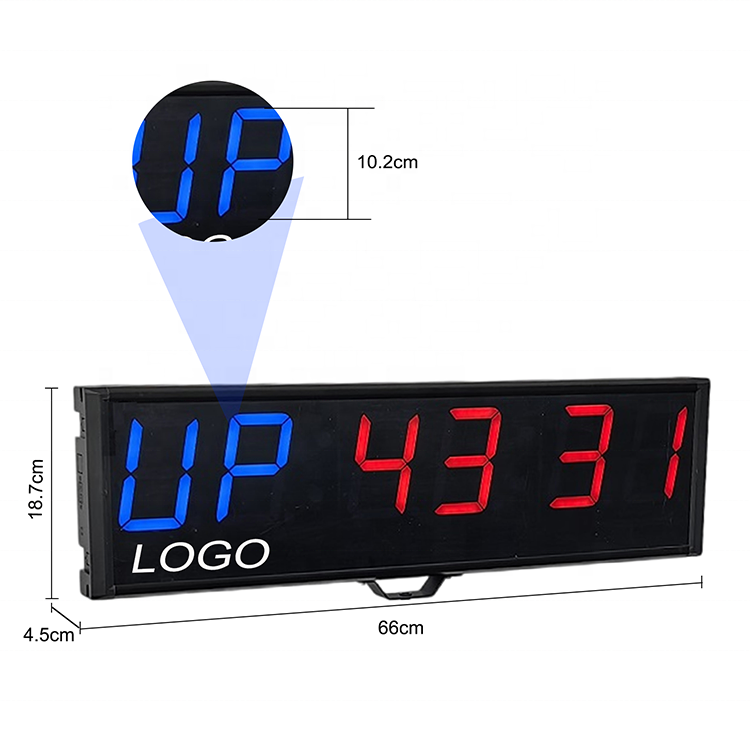 Clock Reloj Crossfit Online SLEVIO Portable Gym Timer, Fitness