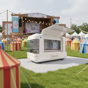 Carrito de Comida Móvil — Camión de Comida Gourmet Personalizado (Sirve Crepas, Waffles, Pizza, Hot Dogs, Café Helado y Más) - Product Image 1