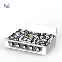 Réchaud à Gaz de Cuisine en Acier Inoxydable pour Maison, Camping-Car, Extérieur, Garage avec Source d'Alimentation Solaire USB