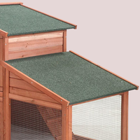 LY Promotion Chaude : Poulailler/Cage en Bois Écologique pour Poules, Canards et Lapins, à Double Étage avec Boîte à Œufs pour Jardin Extérieur