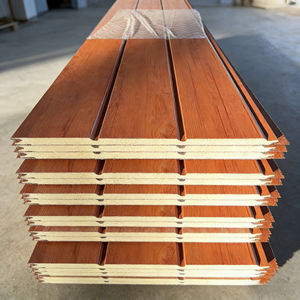 Panneaux sandwich en métal PU, ignifuges, isolés et décoratifs, pour murs intérieurs et extérieurs, directement de l'usine - Product Image 3