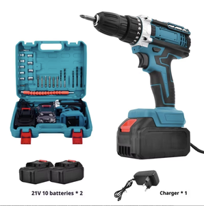 Suministro de Fábrica, Taladro Inalámbrico Industrial de Grado Profesional de 18V-21V, Juego de <span class=keywords><strong>Herramientas</strong></span> Eléctricas, Personalizado OEM, 1 Año de Garantía - Product Image 1