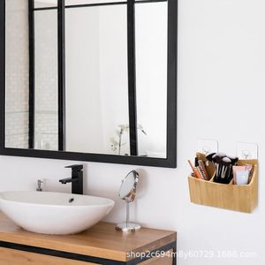 Portacuchillos de bambú, organizador de almacenamiento de escritorio de 7 piezas para cubiertos de cocina con ranuras para tenedores y cucharas - Product Image 3