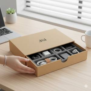 Cajas de Papel Rígido Ecológicas de Tamaño Personalizado con Relieve y Forro de Esponja para Embalaje de Instrumentos Musicales Electrónicos, Teclado Digital - Product Image 2