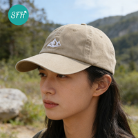 Casquette de baseball personnalisable en sergé de coton brodé, visière incurvée réglable, style Papa, vente en gros
