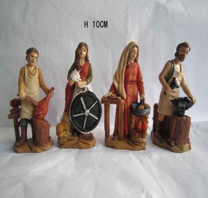 2018 Nouvelle Nativité en résine de trois pièces à vendre - Product Image 5