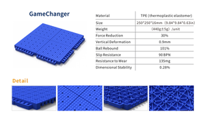 Pavimento esterno per adulti Interlock basket campo di casa per la casa palestra parco giochi per bambini con pavimento antiUV su misura - Product Image 6